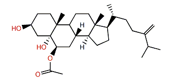 24-Methylenecholestane-3b,5a,6b-triol 6-monoacetate